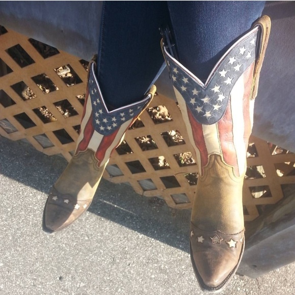Dan Post Shoes - Dan Post liberty cowgirl boots patriotic cowgirl